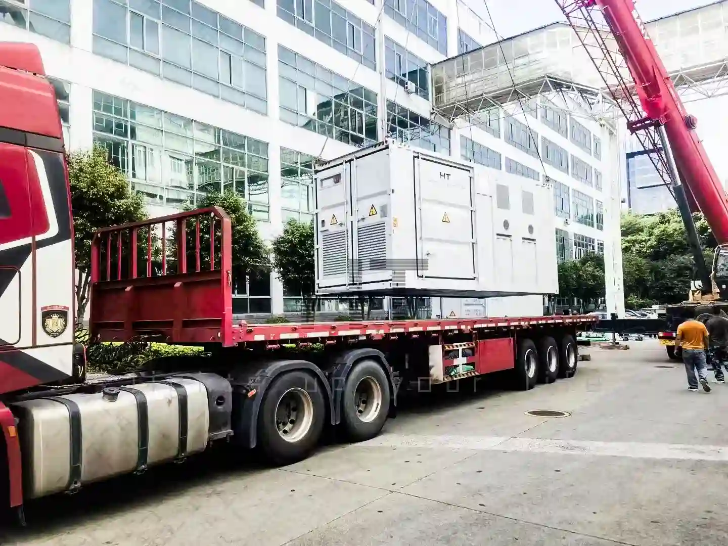 HT infinite power energy storage container project delivery